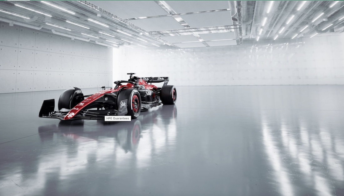 Sauber буде використовувати HPE GreenLake для покращення аеродинаміки болідів Formula 1